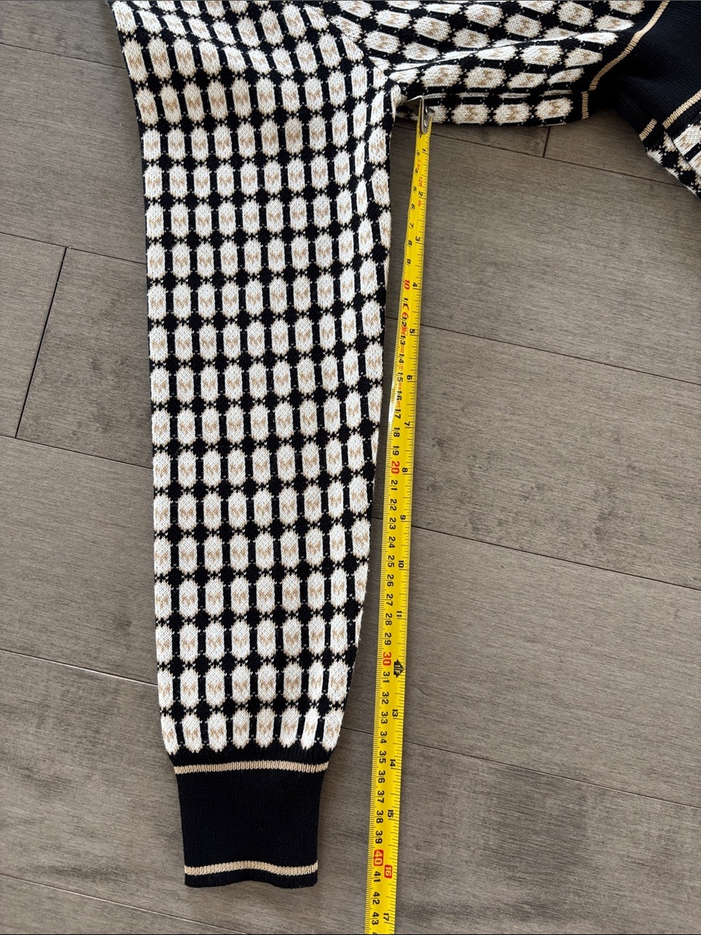 D|W Knit Tweed-Style Button Front Dress - Picture 13 of 15